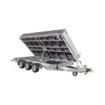 Autoanhänger aus Aluminium 3500 kg Seitenansicht