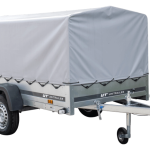 KIPP Garden 230/R Einachs-Kippanhänger mit grauer Plane