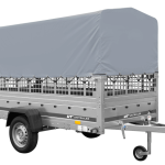 UNITRAILER Kippanhänger 264x125 cm mit H-800 Plane