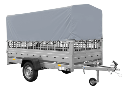 UNITRAILER Kippanhänger 264x125 cm mit H-800 Plane