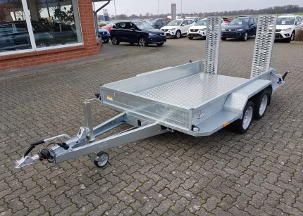 Saris Baumaschinenanhänger 3000 kg Seitenansicht Tandem