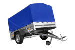 UNITRAILER Garden 201/R KIPP Anhänger mit H-800 Aufbau und blauer Plane