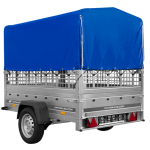 UNITRAILER 201/R KIPP Kippanhänger mit blauer Plane