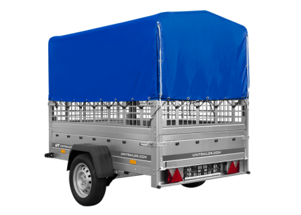 UNITRAILER 201/R KIPP Kippanhänger mit blauer Plane