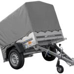 Garden Trailer 150 KIPP mit montierter Hochplane