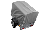 Kippanhänger 750 kg zGG 150x106 cm ungebremst Plane UNITRAILER Garden Trailer 150 KIPP – Bild 2