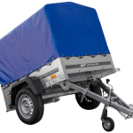 Anhänger Garden Trailer 150 mit Hochplane Seitenansicht