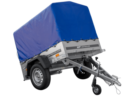 Anhänger Garden Trailer 150 mit Hochplane Seitenansicht