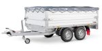 Anhänger Plateau Tandemachse mit Aluminium-Bordwänden – 2000 bis 2700 kg – Bild 4