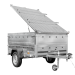 Garden Trailer 201 KIPP Anhänger mit geschlossener Aluminiumabdeckung