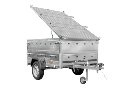 Garden Trailer 201 KIPP Anhänger mit geschlossener Aluminiumabdeckung