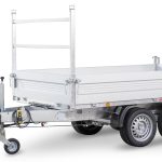 RK ALU Tandem-Kippanhänger mit Aluminiumbordwänden