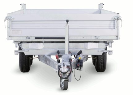 SKS ALU Dreiseitenkipper mit Heckkippfunktion in Aktion