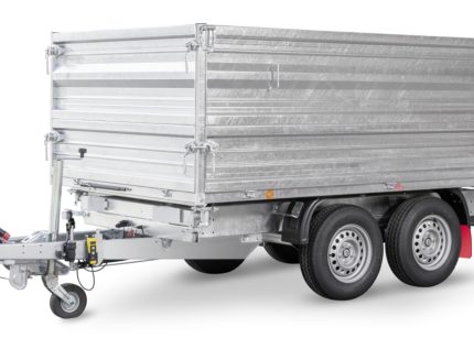 SKS ALU 3-Seiten-Kippanhänger mit verzinkter Stahlmulde