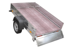 Kippbarer PKW-Anhänger 750 kg | 200×125 cm | ungebremst UNITRAILER Garden Trailer 201 – Bild 4