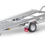 LAT 350 kippbarer Autoanhänger Seitenansicht