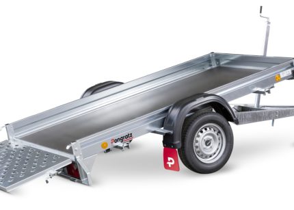 L-PAT Einachs Kippanhänger Tieflader Seitenansicht