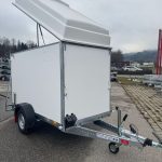 Pongratz DKA 260/13 G Kofferanhänger Heckansicht mit abschließbaren Türen