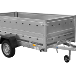 Verzinkter Plattformanhänger Garden Trailer 264 Seitenansicht