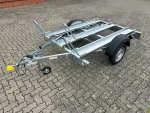 Humbaur HM 75 21 13 Motorradanhänger mit drei Auffahrschienen