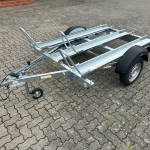 Humbaur HM 75 21 13 Motorradanhänger mit drei Auffahrschienen