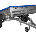 Kippanhänger 200x125 cm UNITRAILER mit blauer Plane