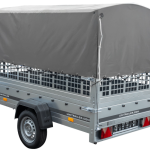UNITRAILER 230/R KIPP Anhänger mit Gitteraufsatz H-800