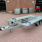Tandem Anhänger 2700 kg Stahl Seitenansicht 4010 mm Ladefläche