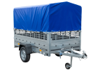 UNITRAILER Garden 230/R KIPP mit hoher blauer Plane