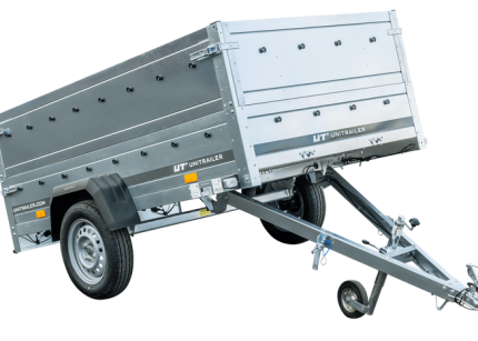 Verzinkter Autoanhänger Garden Trailer 230 KIPP Seitenansicht