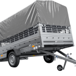 Unitrailer Garden 265 KIPP Anhänger Seitenansicht mit H-800 Plane