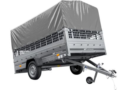 Unitrailer Garden 265 KIPP Anhänger Seitenansicht mit H-800 Plane