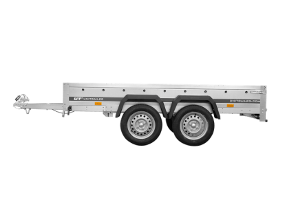 Doppelachs Kippanhänger mit großer Ladefläche