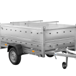 UNITRAILER Garden 230/R KIPP mit geschlossenem Aluminiumdeckel