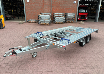 Autoanhänger 3500 kg mit Tandemachse Seitenansicht