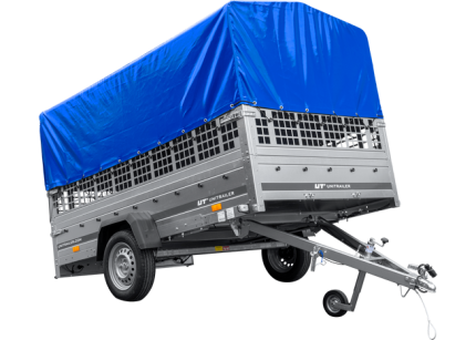 Unitrailer Garden 265 KIPP Anhänger mit blauer Plane