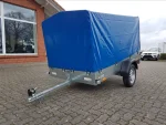 Kastenanhänger 750 kg zGG 200x106 cm ungebremst Hochplane UNITRAILER Garden Trailer 200 – Bild 3