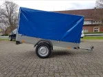 Kastenanhänger 750 kg zGG 200x106 cm ungebremst Hochplane UNITRAILER Garden Trailer 200 – Bild 4