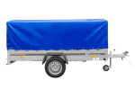 Kippbarer PKW-Anhänger 750 kg | 264×125 cm | ungebremst mit H-800 Hochplane UNITRAILER Garden 265 – Bild 4