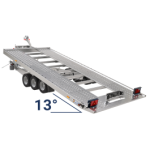 Autotransportanhänger L-AT 480 TR-K Tridem 3500 kg mit Aluminium-Boden VDI 2700 – Bild 2