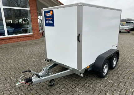 Saris GO 2000 kg Autoanhänger weiß Außenansicht