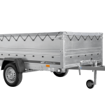 Kippanhänger 264x150 cm mit Aufsatzbordwänden