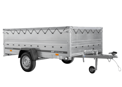 Kippanhänger 264x150 cm mit Aufsatzbordwänden