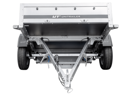 UNITRAILER 230/R KIPP Kippanhänger mit grauer Plane