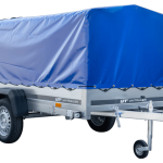 KIPP Garden 264/R Kippanhänger mit hoher blauer Plane