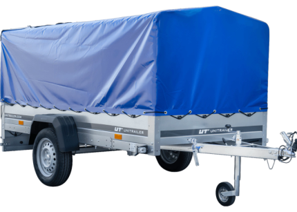 KIPP Garden 264/R Kippanhänger mit hoher blauer Plane