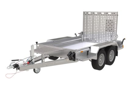 Aluminium Plateauanhänger 2700 kg Seitenansicht