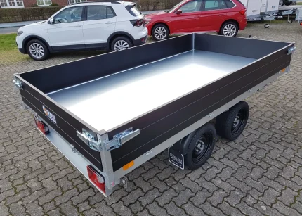 Saris K3 2700 kg Dreiseitenkipper Black Edition Seitenansicht
