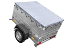 Kompakter Kippanhänger Garden Trailer 150 KIPP mit Bordwanderhöhungen und Plane – Bild 5
