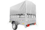 Kippanhänger 750 kg mit Hochplane – Garden Trailer 201 KIPP – Bild 2